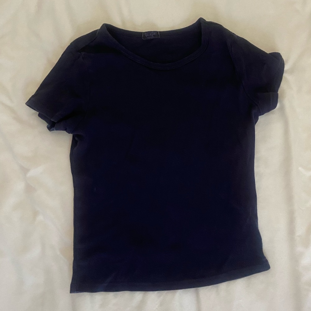 John galt navy blue fitting top